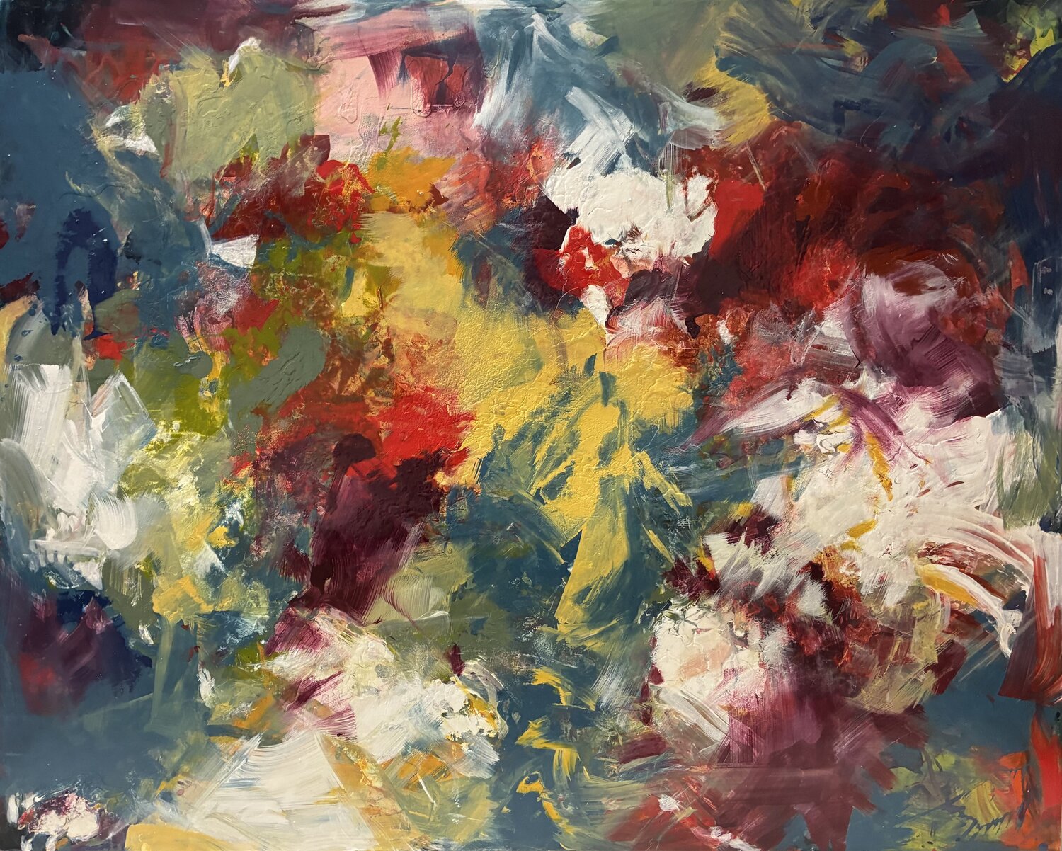 Arrangement #2 Thomas Hoitsma Original painting for sale