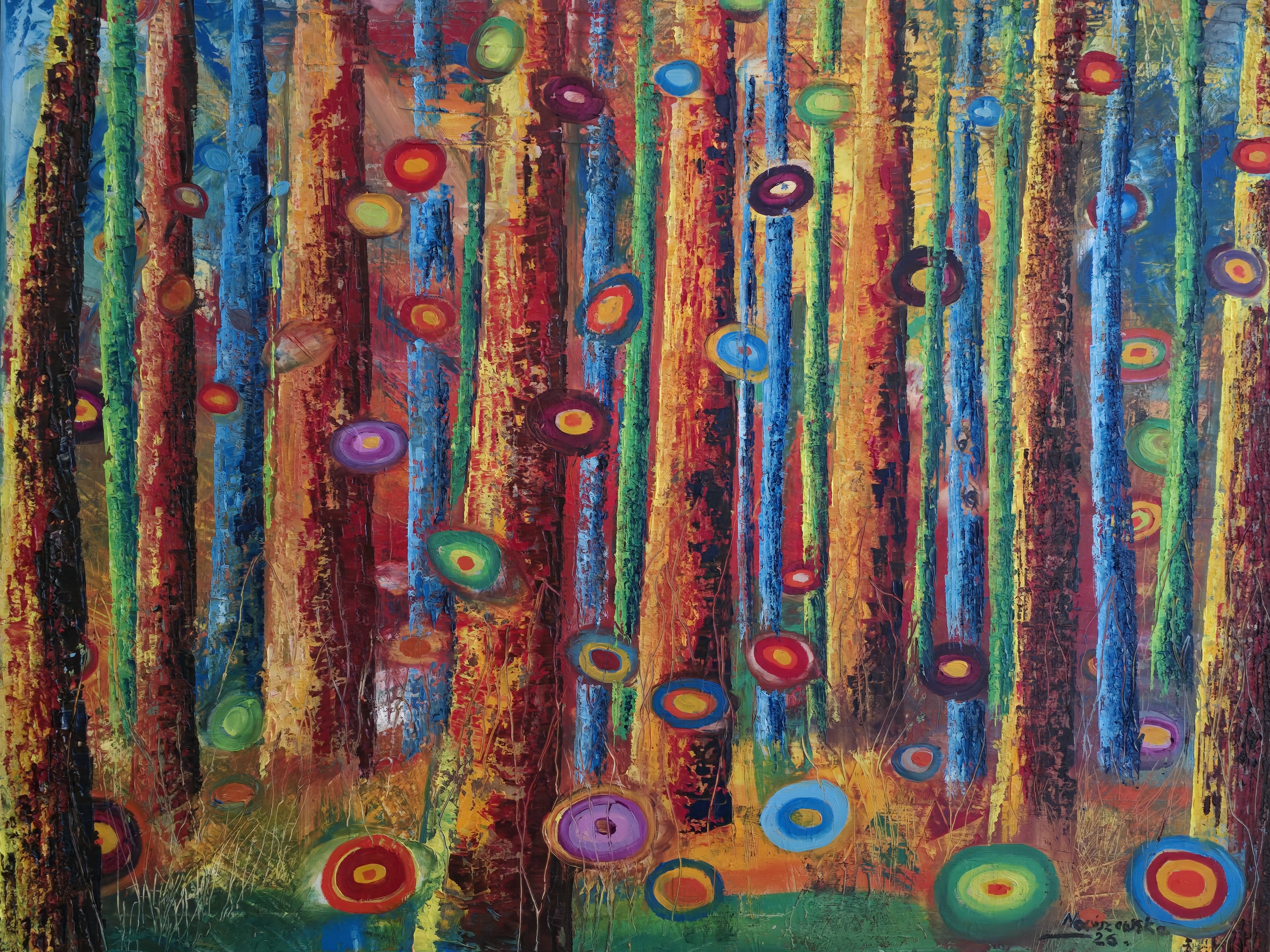 Mr. Klimt's Flying Flowers