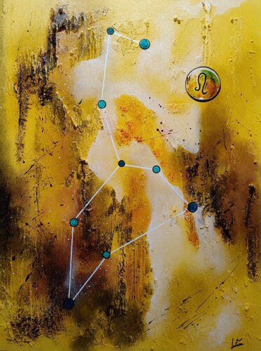 Leo 1 by Julien Abstrait, Painting for Sale on Select