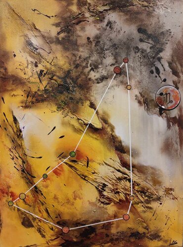Capricorn 1 by Julien Abstrait, Painting for Sale on Select