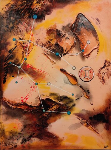 Gemini 3 by Julien Abstrait, Painting for Sale on Select