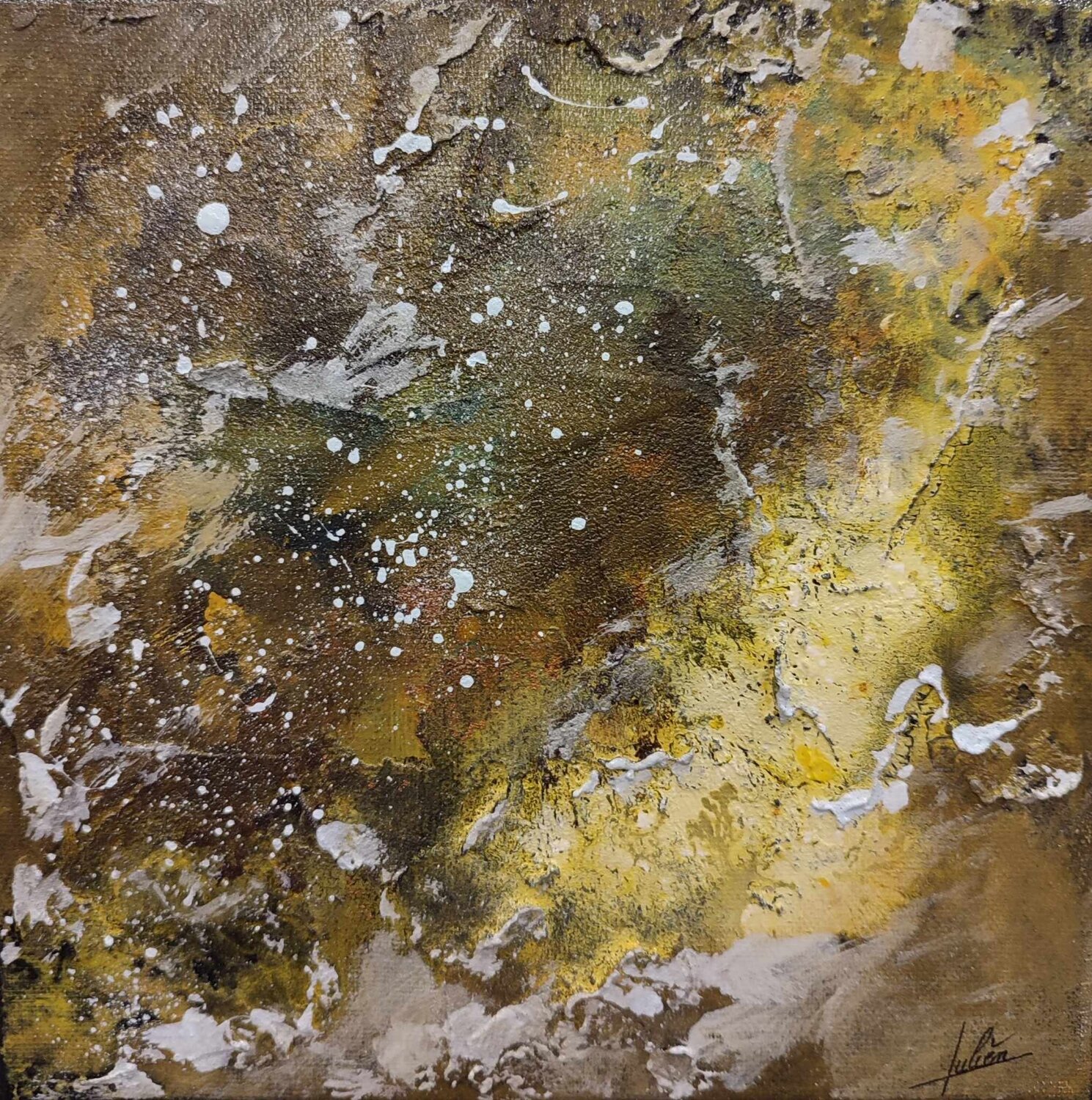 Andromède Julien Abstrait Original painting for sale