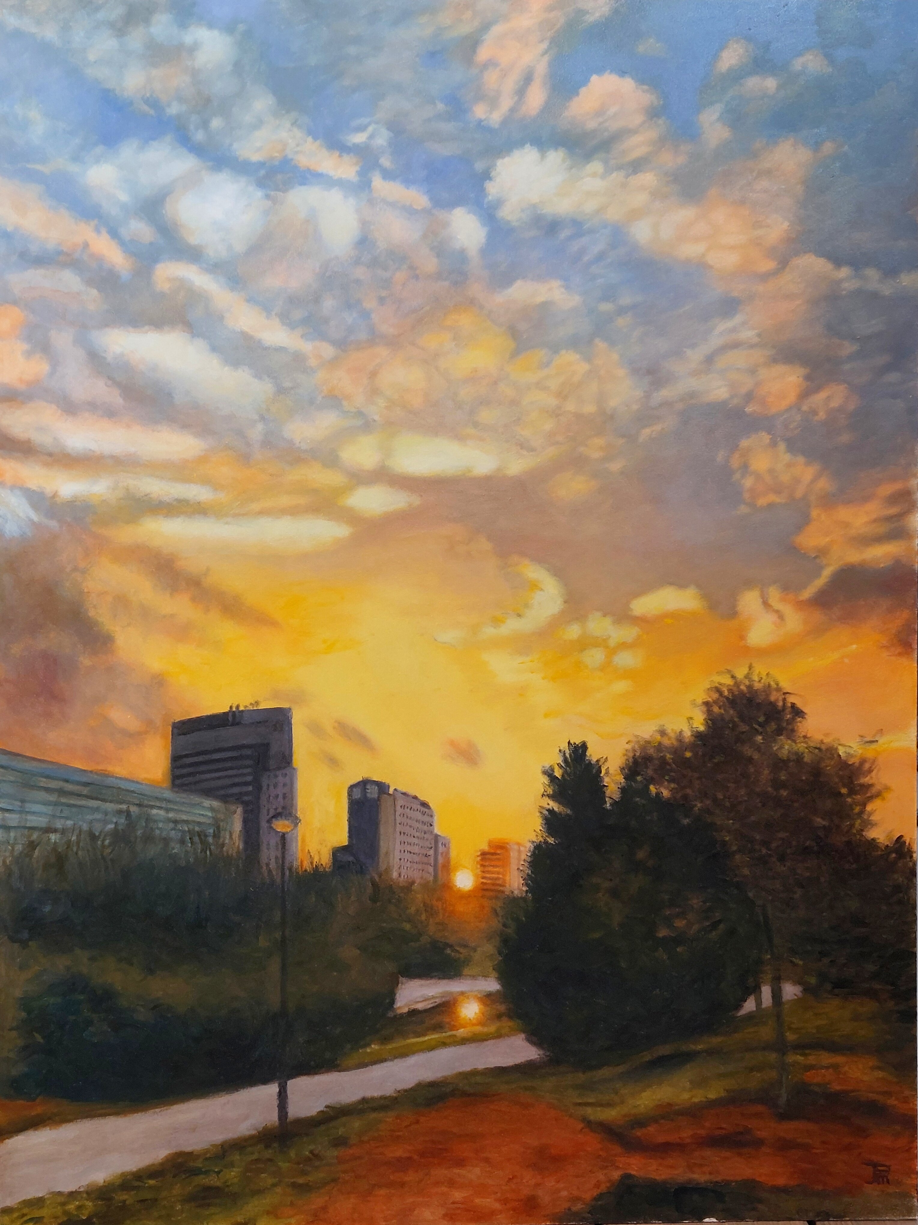 AMANECER EN EL JARDIN DEL TURIA