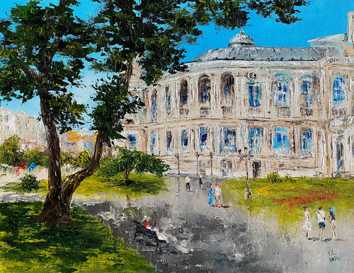 Odesa National Academic Theater of Opera and Ballet by Volodymyr (Vladimir) Nezdiimynoha (Nezdiymynoga), Painting for Sale on Select