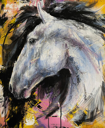 Horse by Volodymyr (Vladimir) Nezdiimynoha (Nezdiymynoga), Painting for Sale on Select