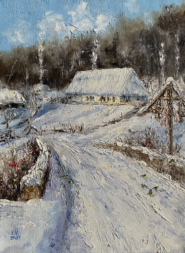 Ukrainian village 2 by Volodymyr (Vladimir) Nezdiimynoha (Nezdiymynoga), Painting for Sale on Select