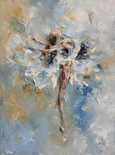 Ballerina 41 by Volodymyr (Vladimir) Nezdiimynoha (Nezdiymynoga), Painting for Sale on Select