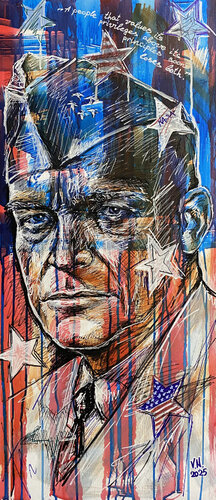 Dwight Eisenhower by Volodymyr (Vladimir) Nezdiimynoha (Nezdiymynoga), Painting for Sale on Select