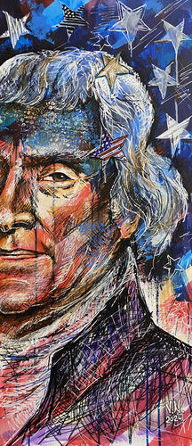 Thomas Jefferson by Volodymyr (Vladimir) Nezdiimynoha (Nezdiymynoga), Painting for Sale on Select