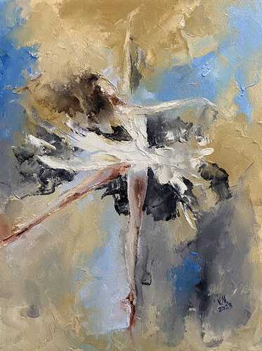 Ballerina 44 by Volodymyr (Vladimir) Nezdiimynoha (Nezdiymynoga), Painting for Sale on Select