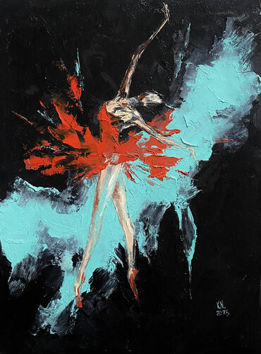 Ballerina 49 by Volodymyr (Vladimir) Nezdiimynoha (Nezdiymynoga), Painting for Sale on Select