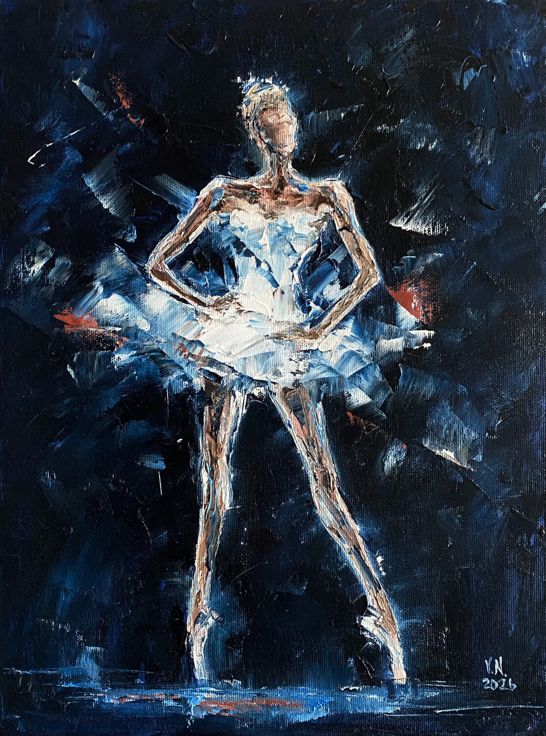 Ballerina 38 Volodymyr (Vladimir) Nezdiimynoha (Nezdiymynoga) Original painting for sale