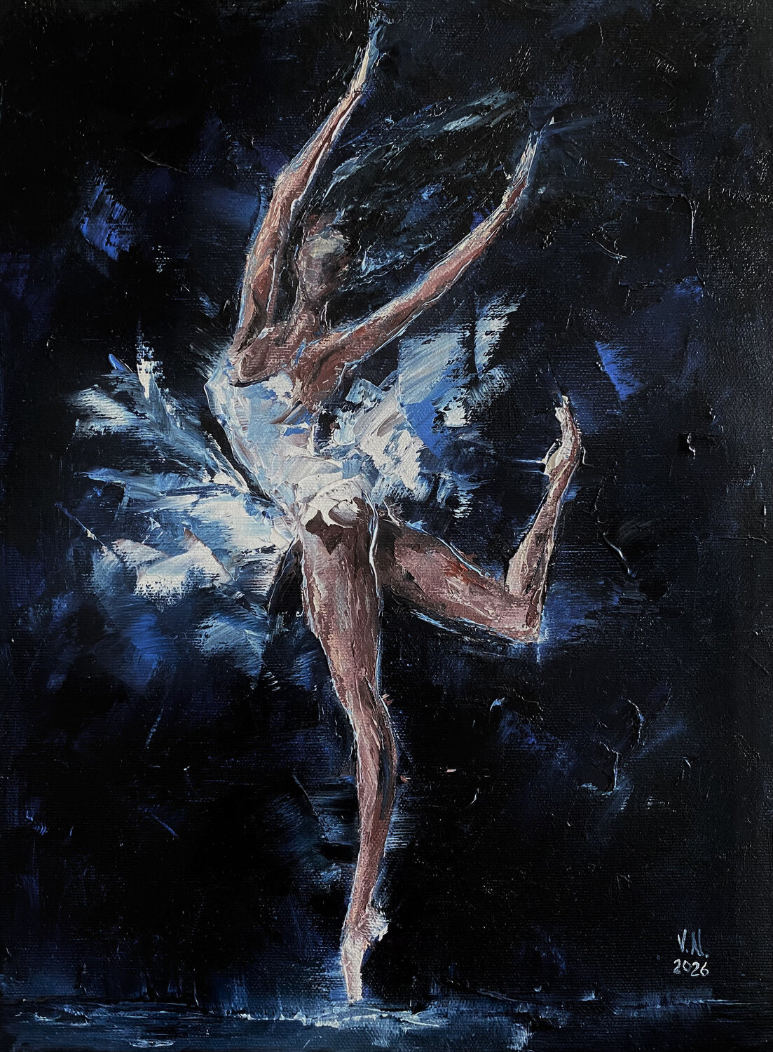 Ballerina 37 Volodymyr (Vladimir) Nezdiimynoha (Nezdiymynoga) Original painting for sale
