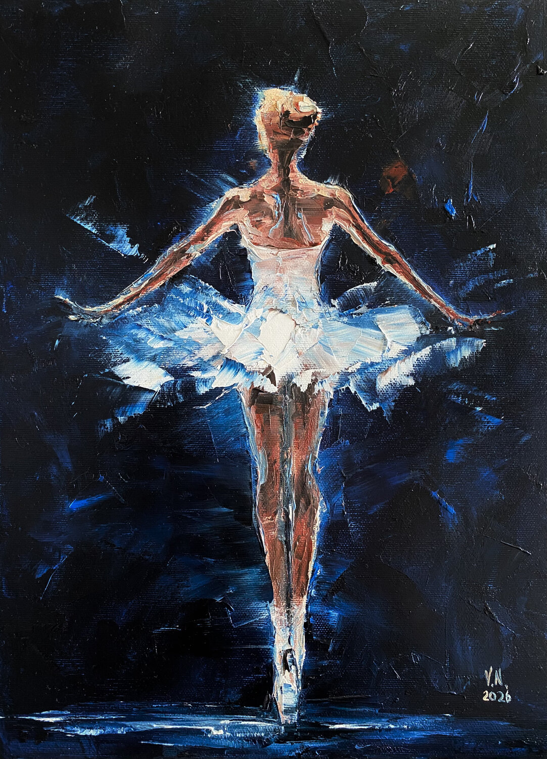 Ballerina 35 Volodymyr (Vladimir) Nezdiimynoha (Nezdiymynoga) Original painting for sale