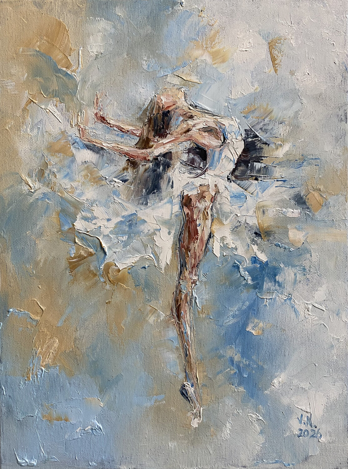 Ballerina 41 Volodymyr (Vladimir) Nezdiimynoha (Nezdiymynoga) Original painting for sale