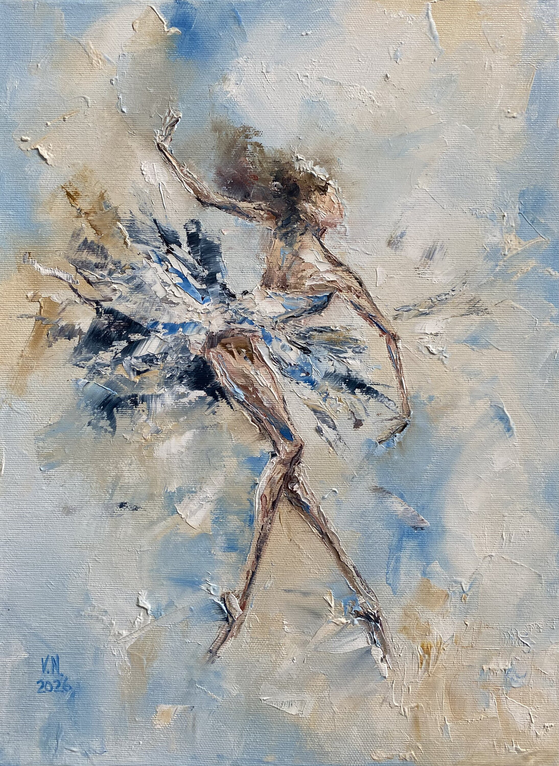 Ballerina 40 Volodymyr (Vladimir) Nezdiimynoha (Nezdiymynoga) Original painting for sale