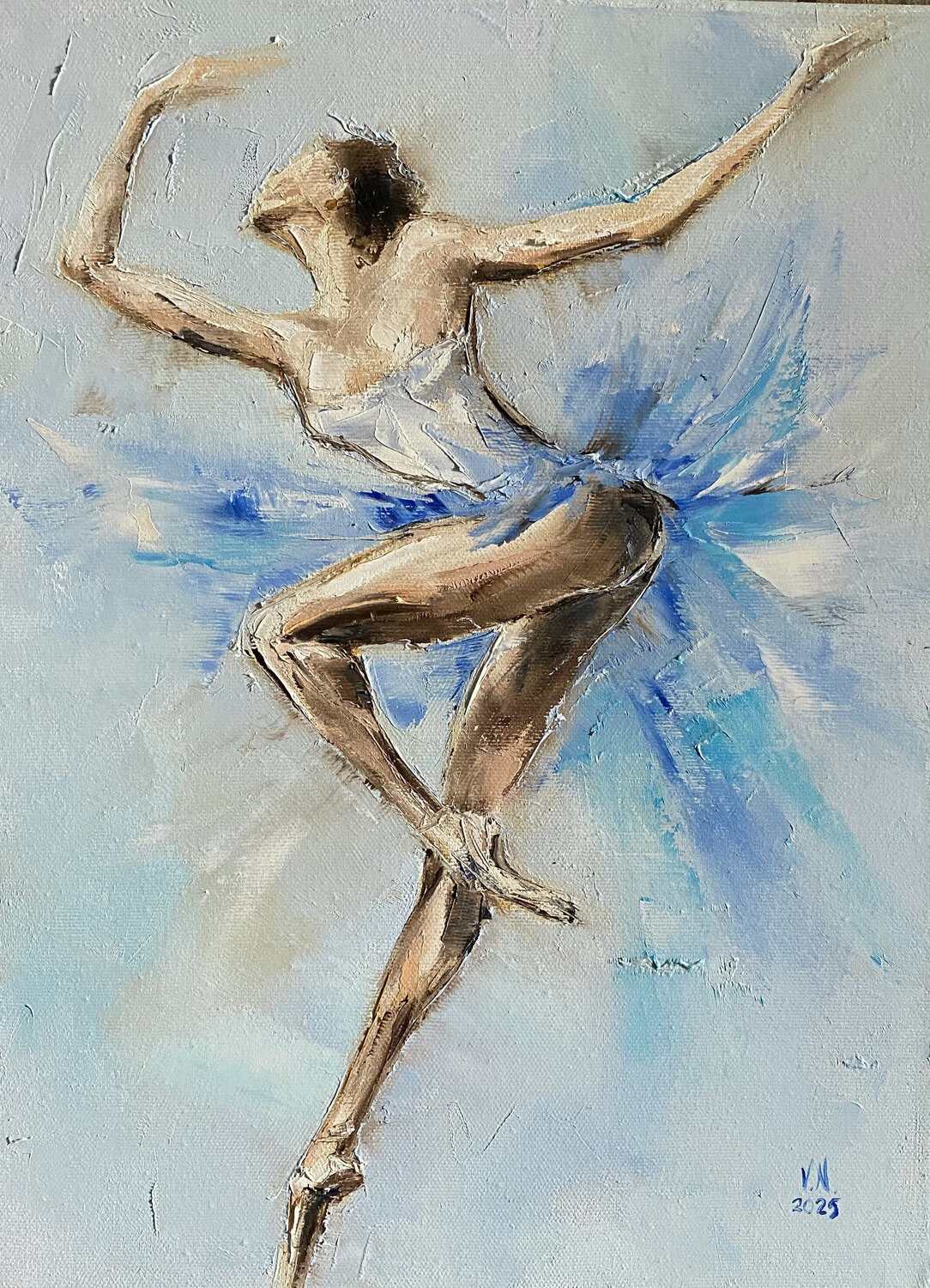 Ballerina 34 Volodymyr (Vladimir) Nezdiimynoha (Nezdiymynoga) Original painting for sale
