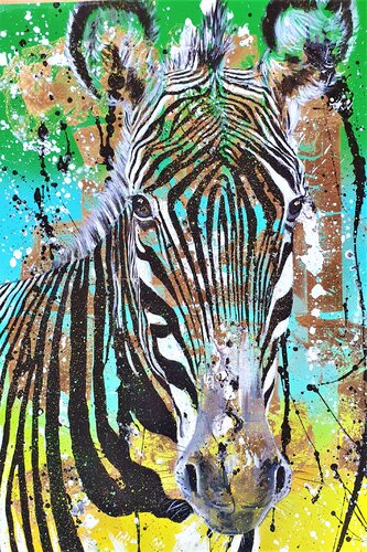 Equus Grevyi no II by Rosie Tretter, Painting for Sale on Select