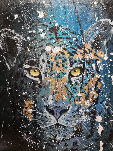Panthera Pardus no II by Rosie Tretter, Painting for Sale on Select