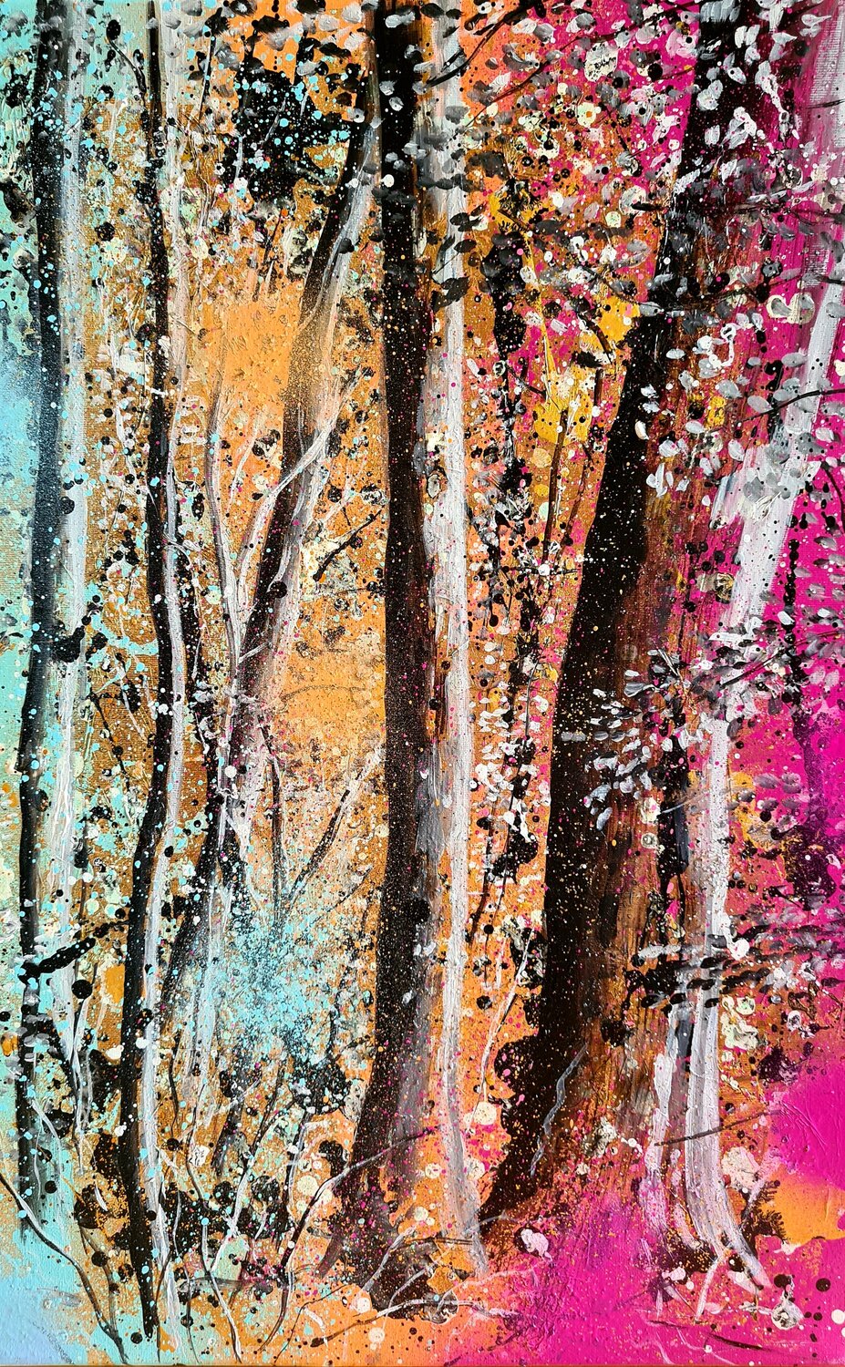 Nyssa Sylvatica Rosie Tretter Original painting for sale