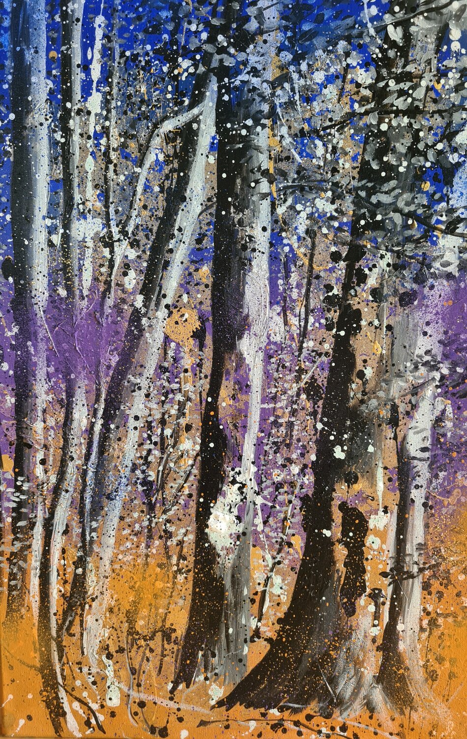 Jacaranda Rosie Tretter Original painting for sale