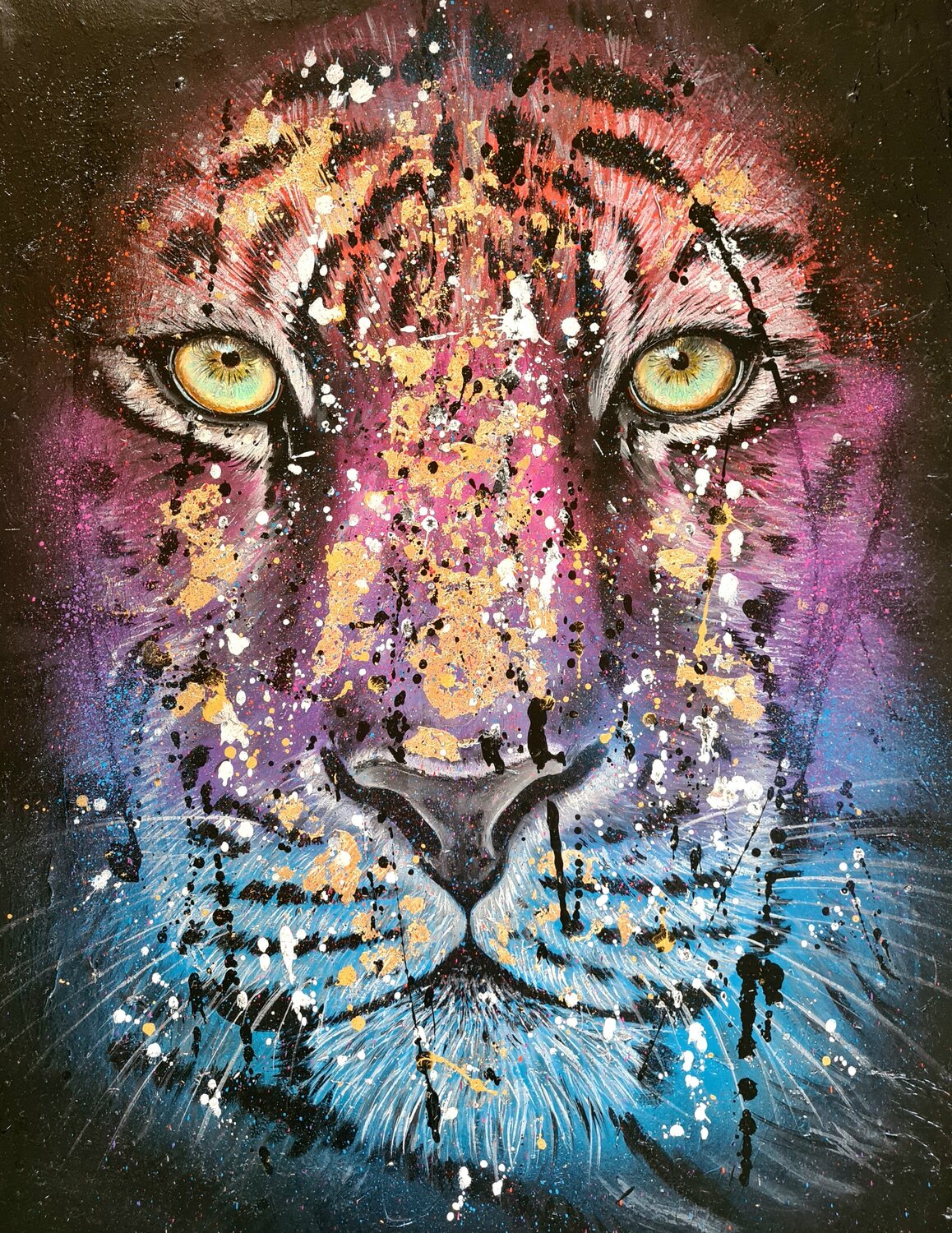 Panthera Tigris no IIII Rosie Tretter Original painting for sale