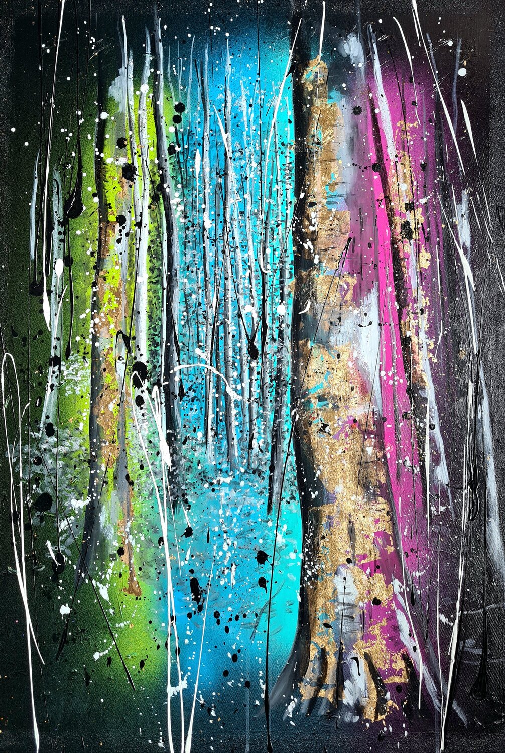Coedwig Rosie Tretter Original painting for sale