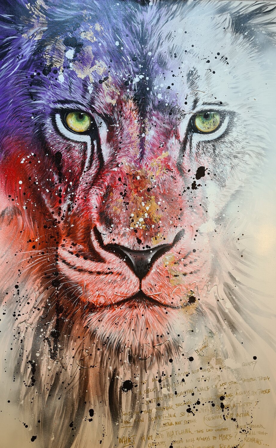 The Quiet King Rosie Tretter Original painting for sale
