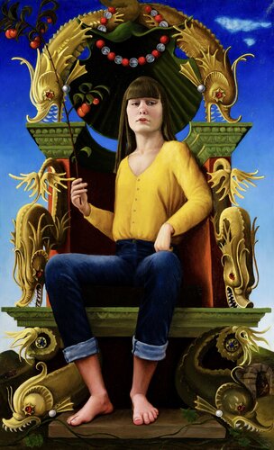 Frida as Caliope by Ulrika Westerberg, Painting for Sale on Select