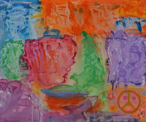 Peace times by Amida G., Painting for Sale on Select