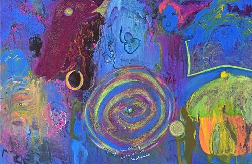 Inner Dilemma by Amida G., Painting for Sale on Select