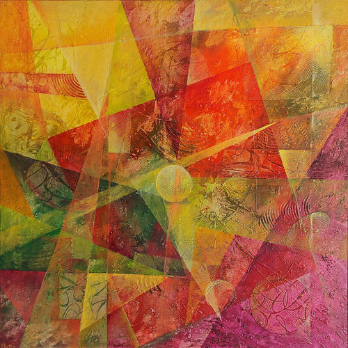 Zeitfenster-Innere Wärme by Ewa Martens, Painting for Sale on Select