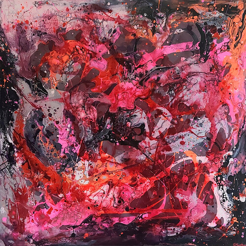 Silver Storm by Ewa Martens, Painting for Sale on Select