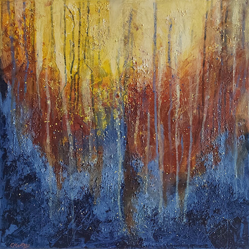 Lichtung II by Ewa Martens, Painting for Sale on Select