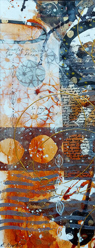 Gratitude To The Universe by Ewa Martens, Painting for Sale on Select