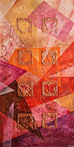 Wärmetausch II by Ewa Martens, Painting for Sale on Select