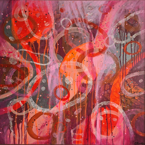 Looking For Happiness III by Ewa Martens, Painting for Sale on Select