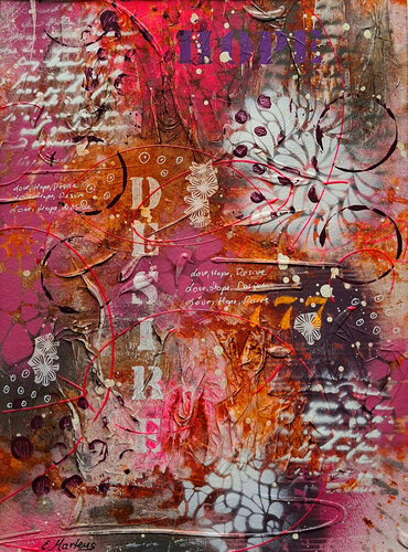 Love, Hope, Desire by Ewa Martens, Painting for Sale on Select