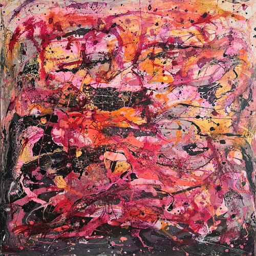 Sweetie In Pink by Ewa Martens, Painting for Sale on Select