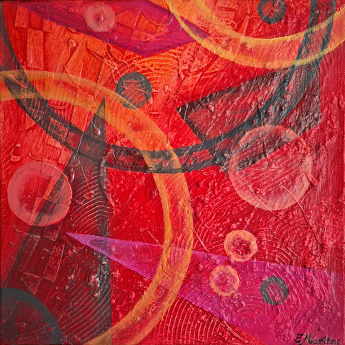 Zeitfenster-Wärmetausch III by Ewa Martens, Painting for Sale on Select