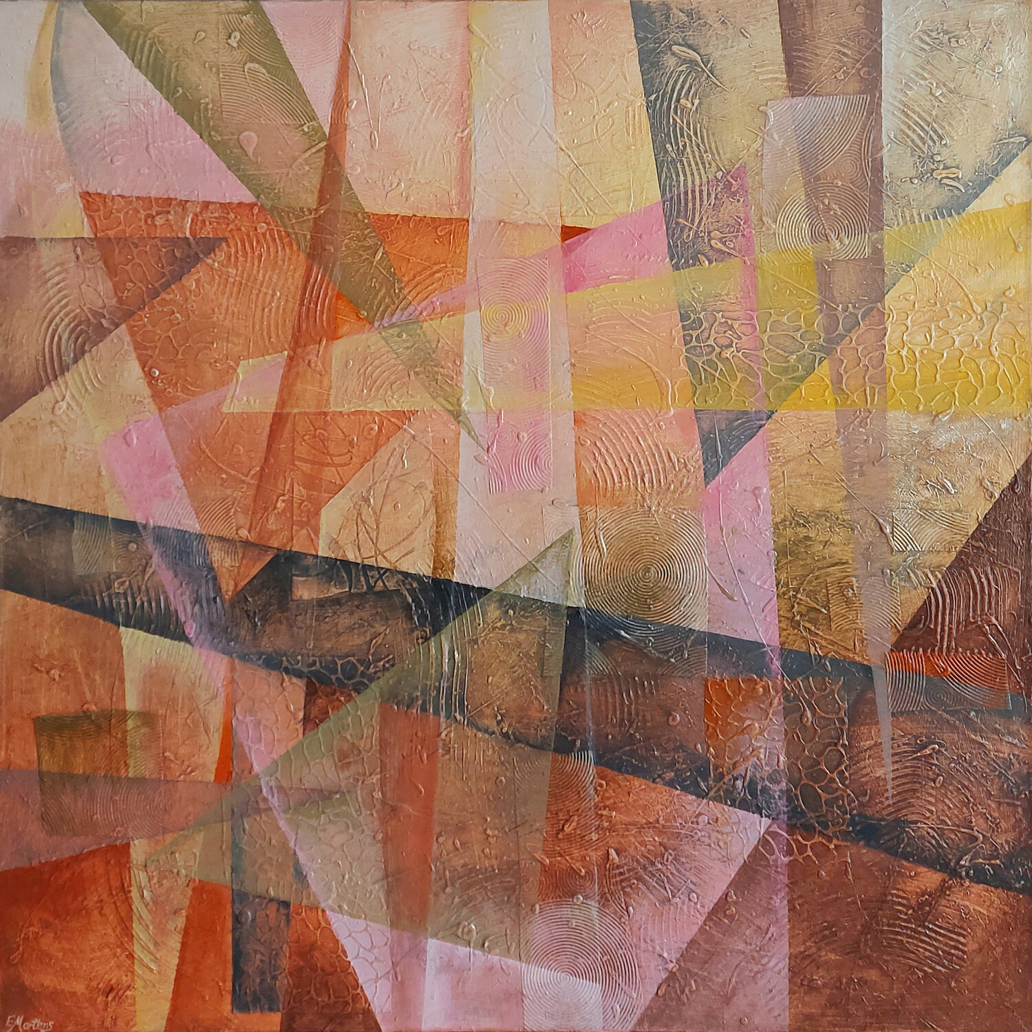 Zeitfenster-Zarte Versuchung Ewa Martens Original painting for sale