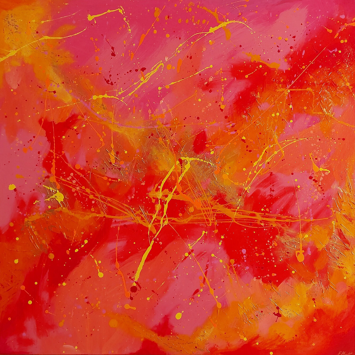 Purer Genuss Ewa Martens Original painting for sale
