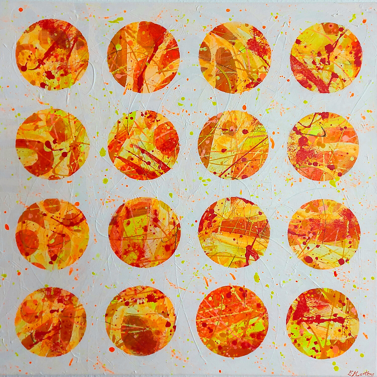 Camouflage XIX Ewa Martens Original painting for sale