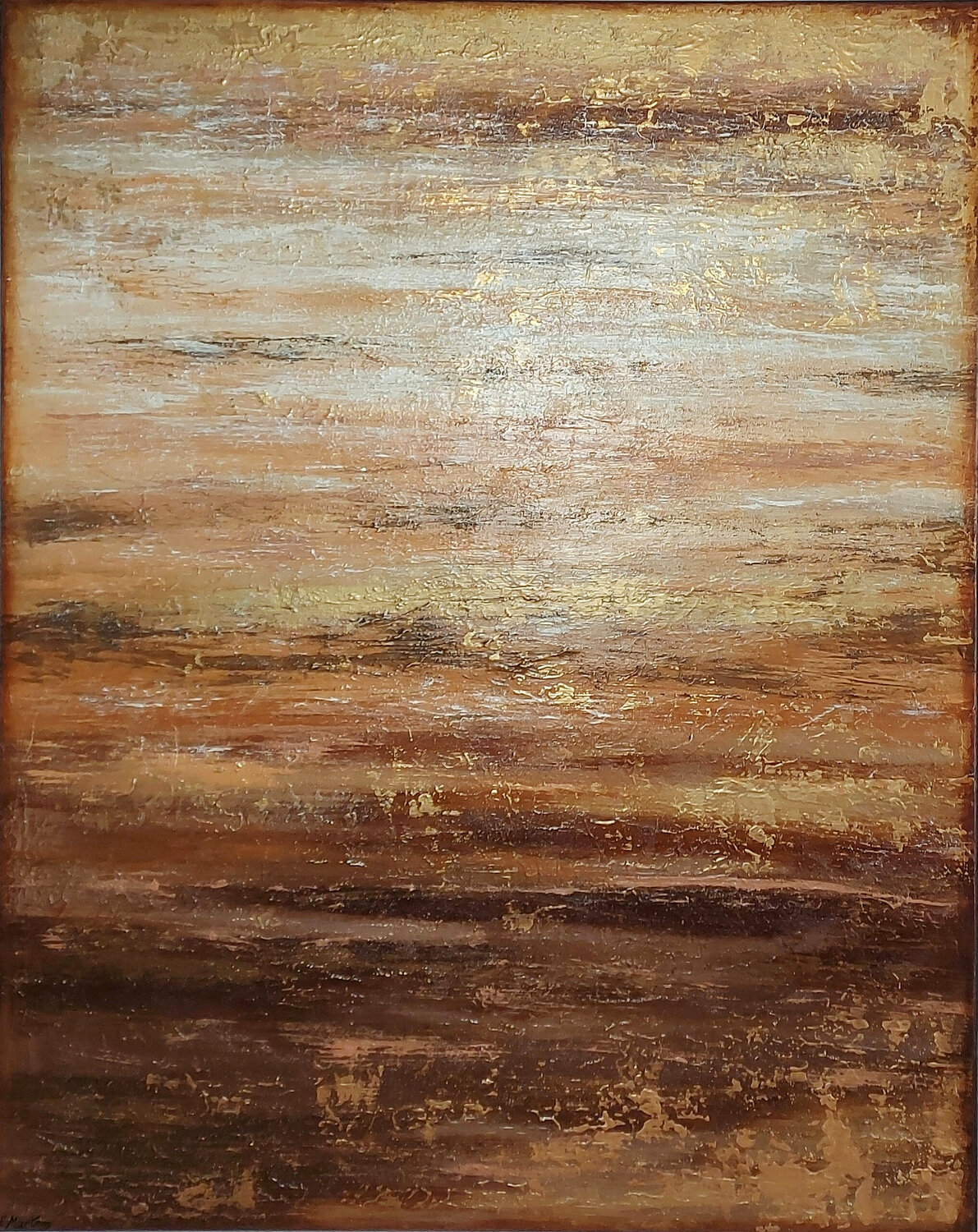 Goldrausch Ewa Martens Original painting for sale
