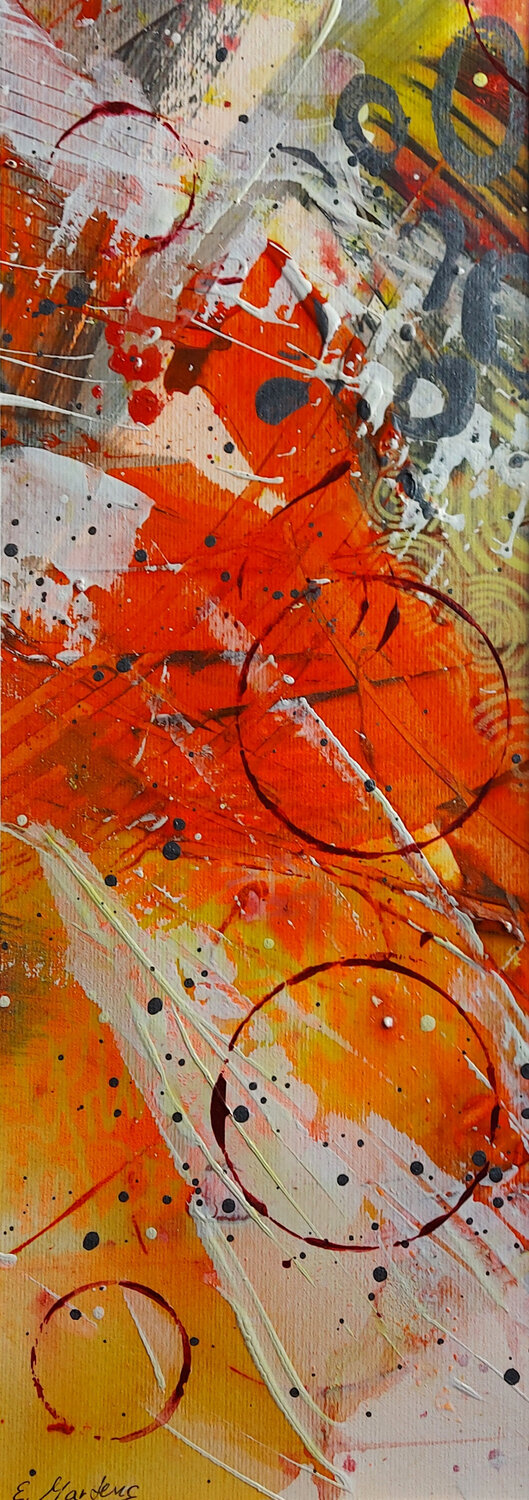 Sonne Im Herzen IV Ewa Martens Original painting for sale