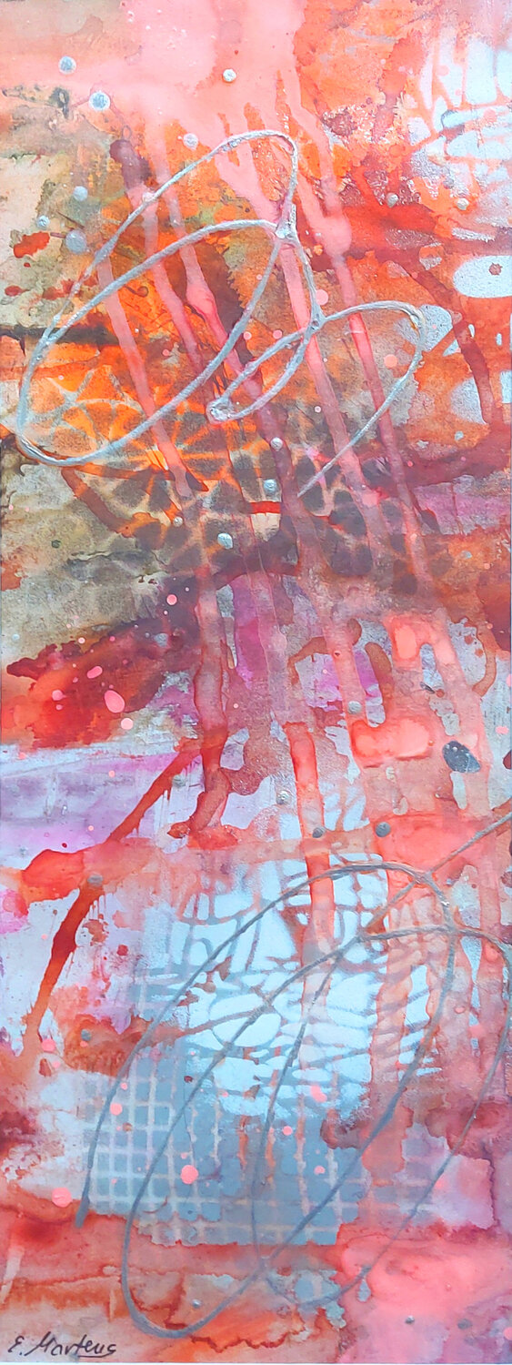 Sanftes Flüstern II Ewa Martens Original painting for sale