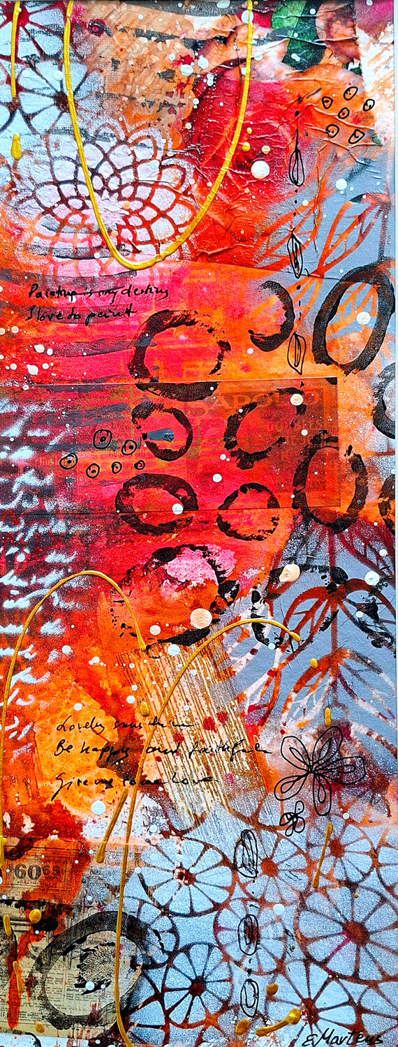 Over The Rainbow Ewa Martens Original painting for sale