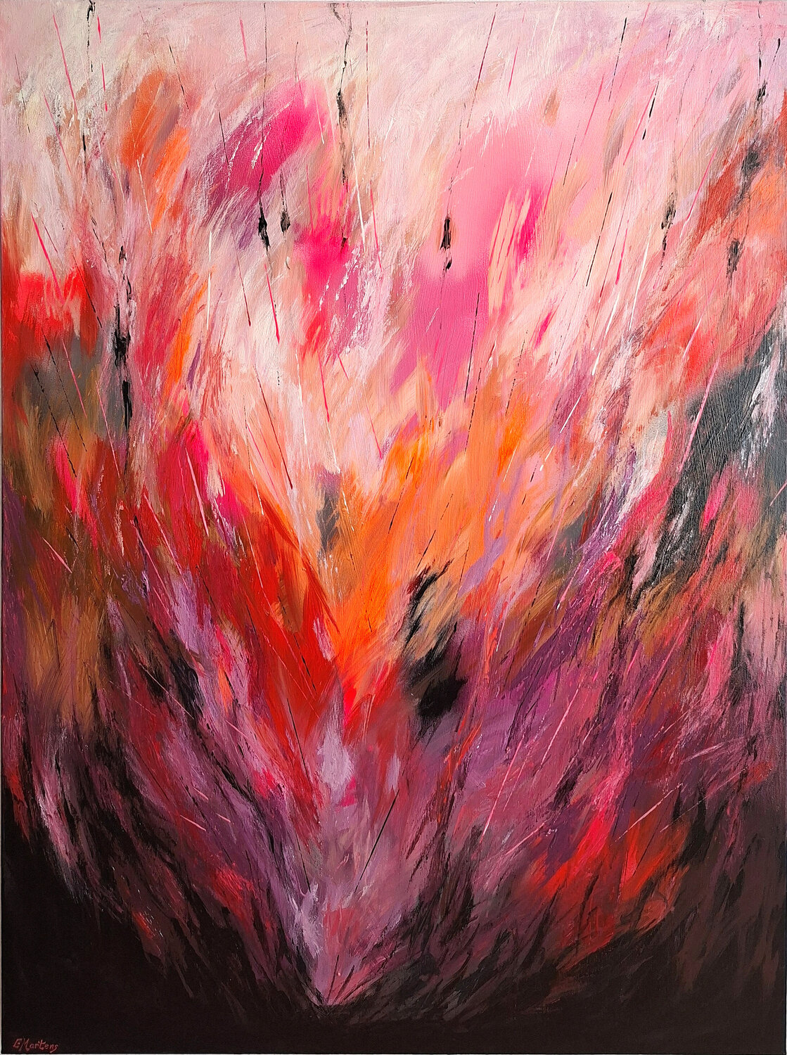 Flying High Ewa Martens Original painting for sale