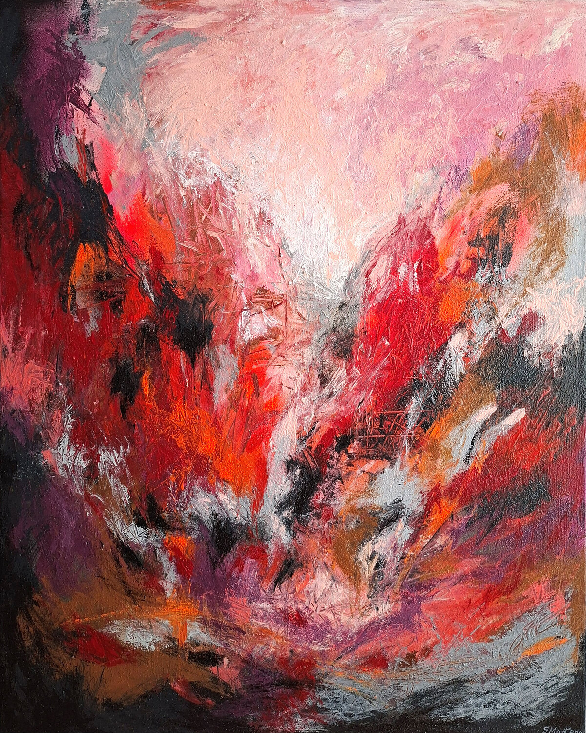 Love Is The Answer Ewa Martens Original painting for sale