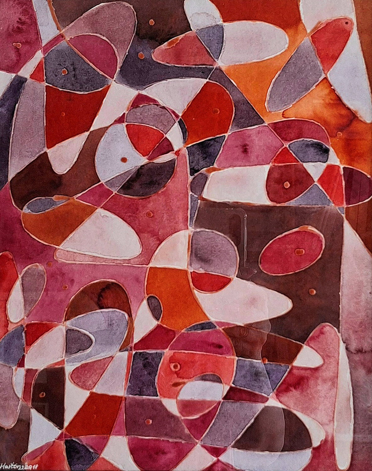 Joyfulness 8 Ewa Martens Original painting for sale